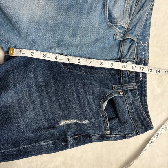 No Boundaries Two-Tone Distressed High-Waisted Skinny Jeans Womans Size 7 - Picture 8 of 8